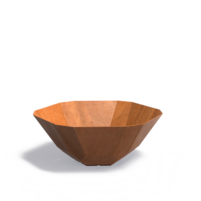 Cortenový květináč FACET