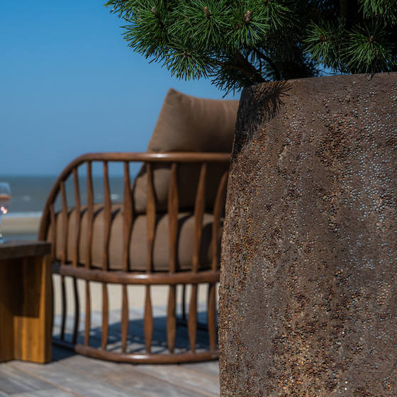 Betonový květináč BELON Imperial Brown