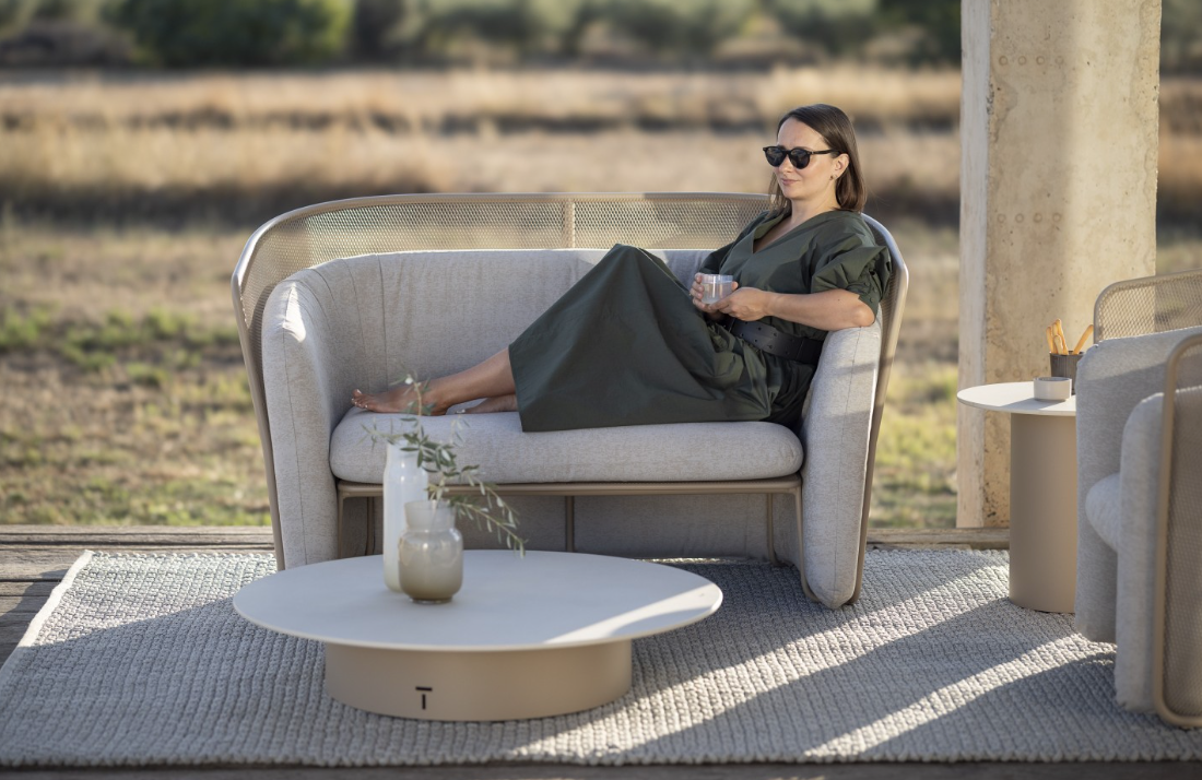 Dvoumístná sedačka Slide