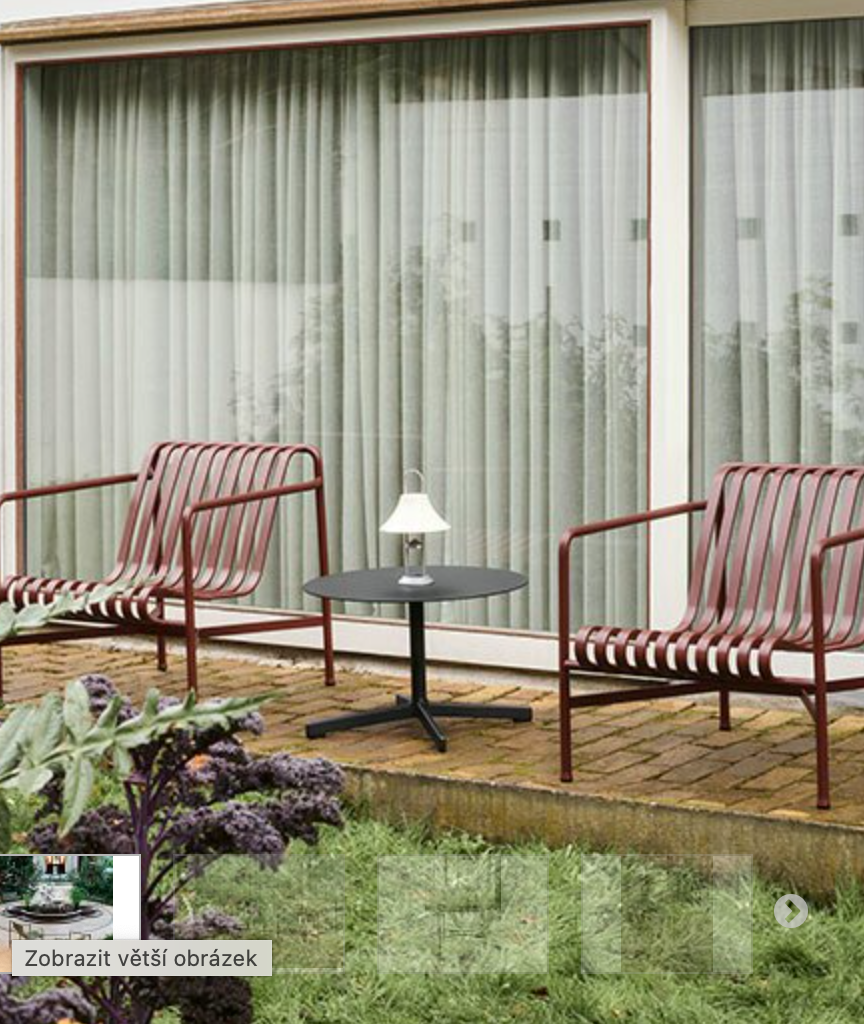 Křeslo Hay Palissade Lounge Chair High