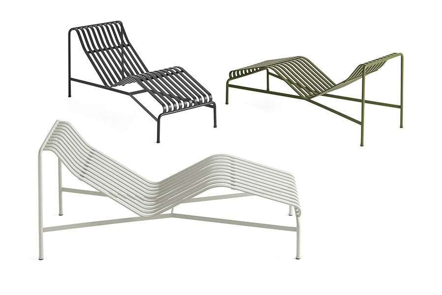 Zahradní lehátko Hay Palissade Chaise Longue