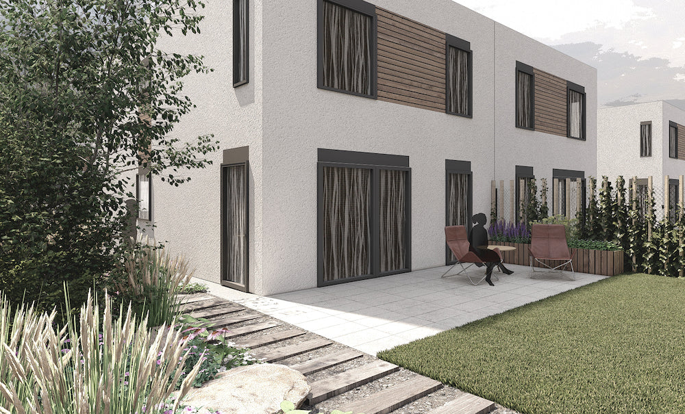 Malá zahrada s terasou