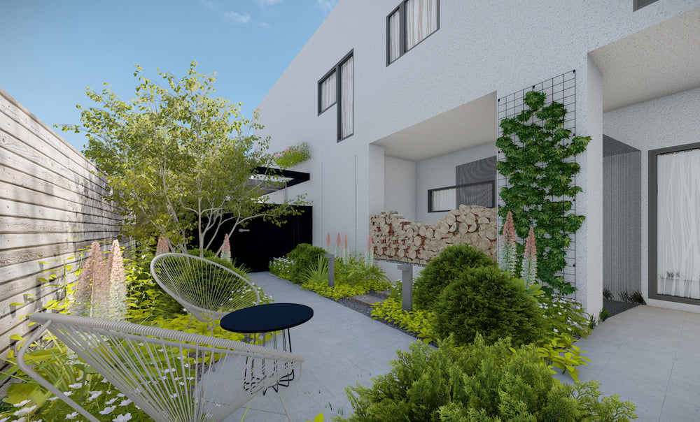 Malá moderní zahrada