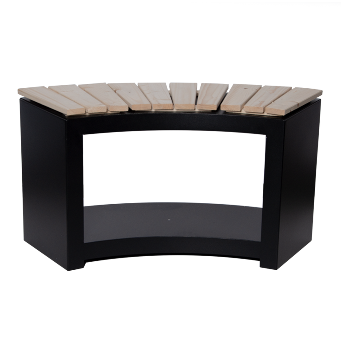 Lavice s dřevníkem