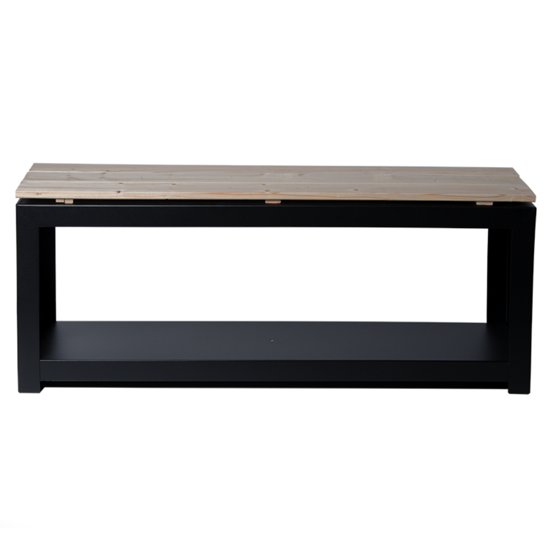 Lavice s dřevníkem