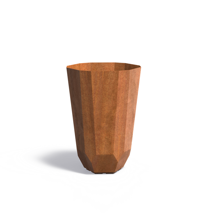 Cortenový květináč FACET