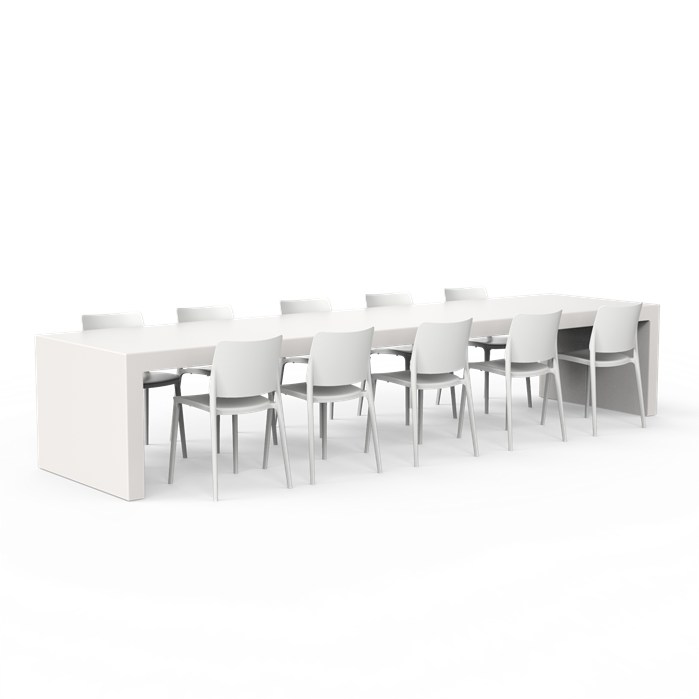 Moderní hliníkový stůl SOLID