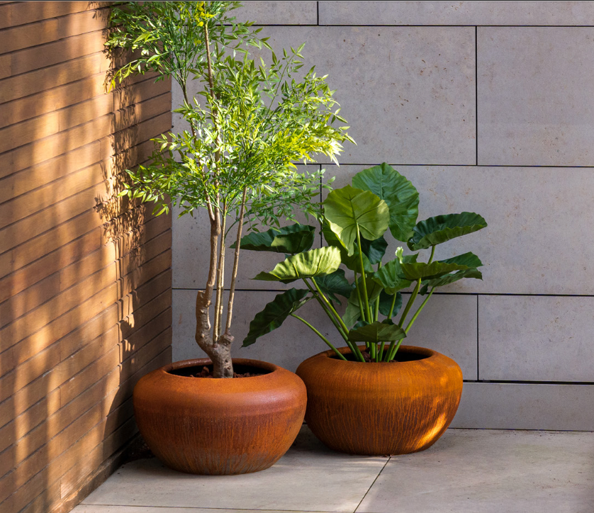 Cortenový květináč ONYX