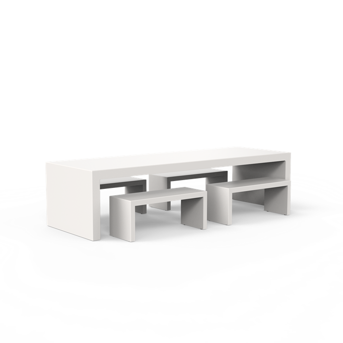 Moderní hliníkový stůl SOLID